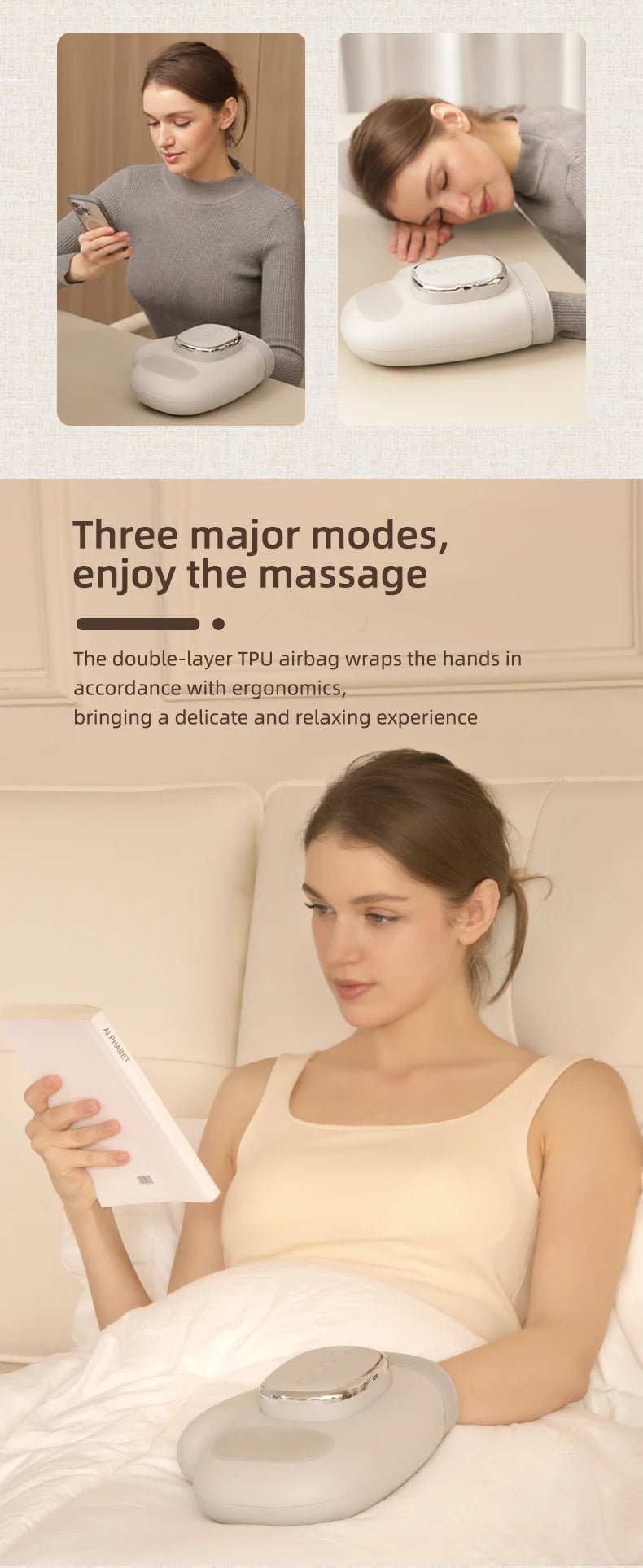 Hand massager - Instant Relief With Gentle Heat Therapy