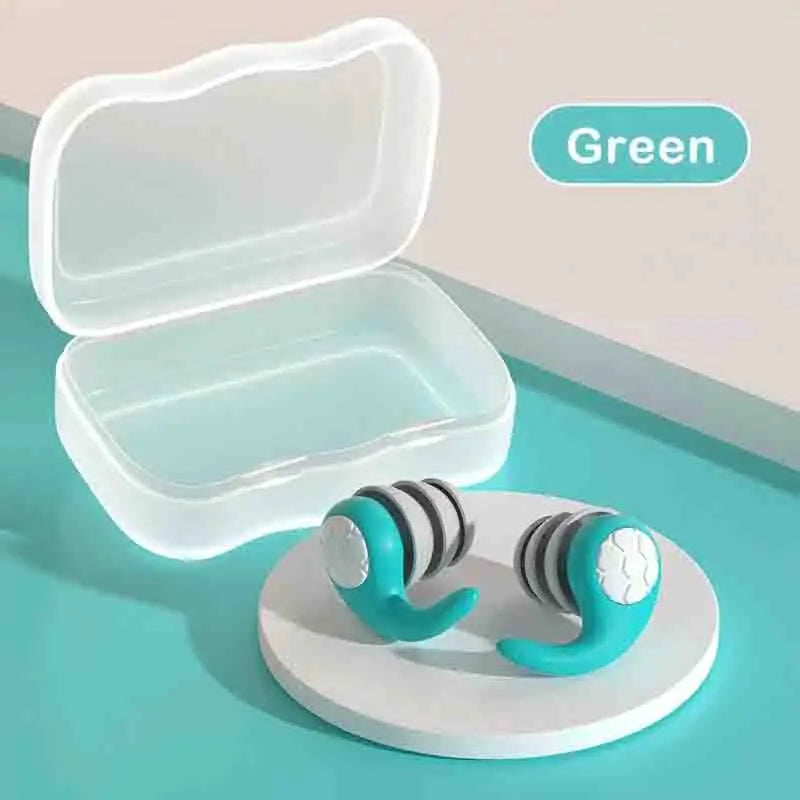 Noise Cancellation Silicone Earplugs