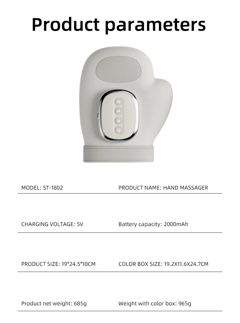 Hand massager - Instant Relief With Gentle Heat Therapy
