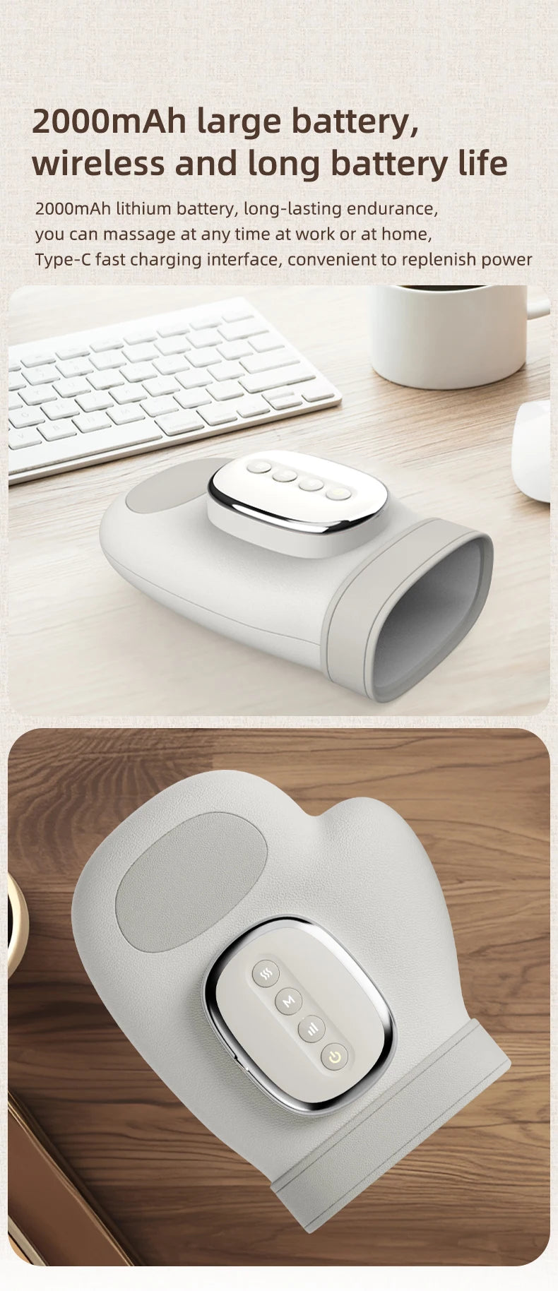 Hand massager - Instant Relief With Gentle Heat Therapy